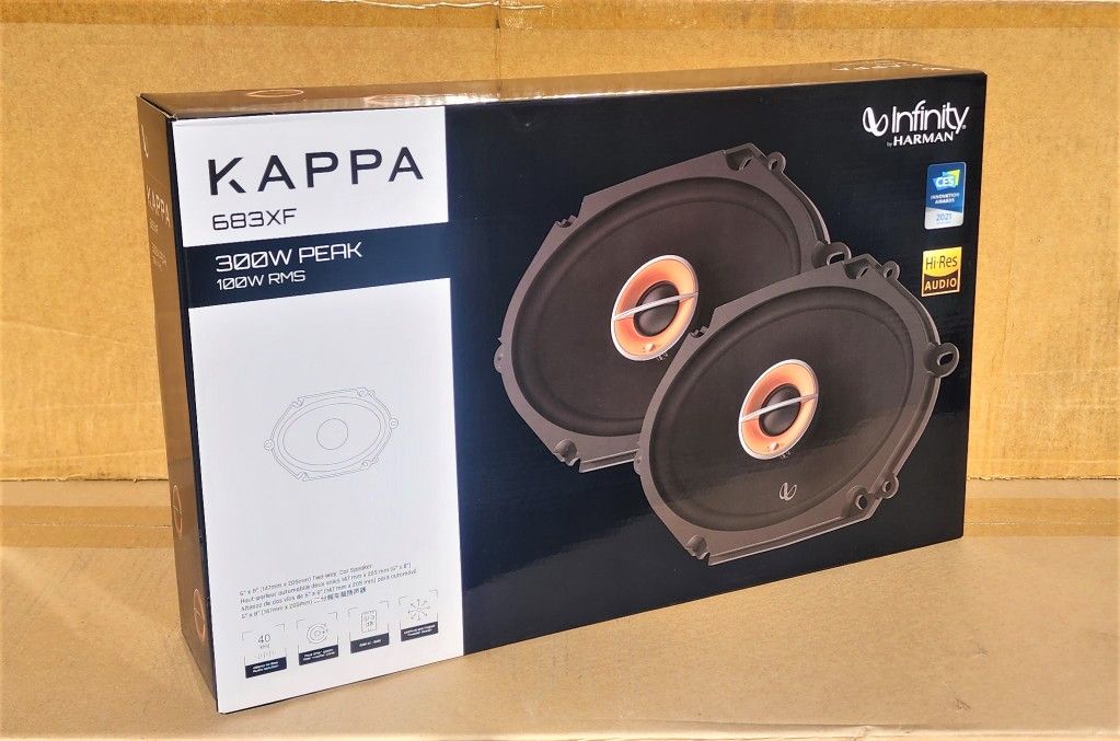 Infinity Kappa 683XF Car Speakers 6x8 Inch 2-Way Coaxial Speaker System 300 Watts 🚨 Payment Options Available 🚨 No Credit Needed 🚨 