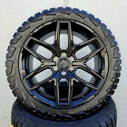 22" Fuel rims  w- 305-40R22  RBP tires 