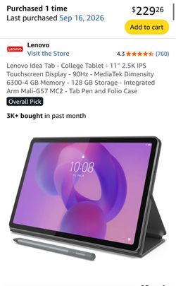 Lenovo Idea Tab with Pen