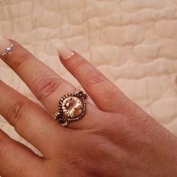 Bella Luce Champagne And Mocha Ring