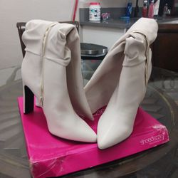 Cream Color Boots
