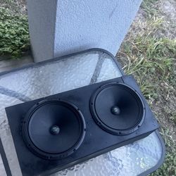 Speakers and box