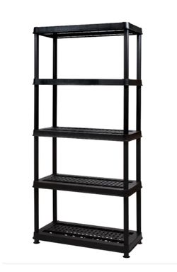 Greenmade 5-Tier Resin Shelving Utility Rack Unit