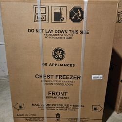 GE
Garage Ready 5.1 cu. ft. Manual Defrost Chest Freezer in White