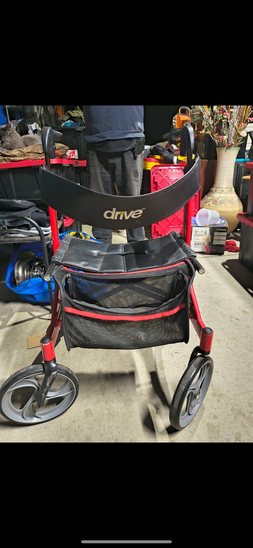 Drive Walker With Wheels And SEAT - Like New - $140 Firmed Price 