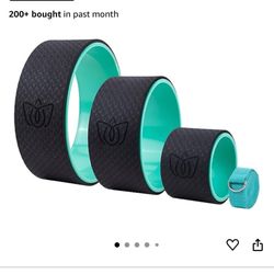 Florensi Back Roller - Back Stretcher, Back Cracker, Yoga Wheel, Deep Tissue Massager - for Back Pain Relief, Back Cracking, Yoga Stretching, Trigger 