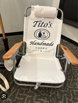 Tito’s Handmade Vodka Folding Beach Chair