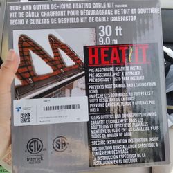 HEATIT HIRD 30 feet 5 Watts Per Foot Roof & Gutter Snow De-Icing Cable