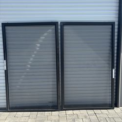 Sliding Screen Doors- Powdercoat Bronze- 46.32” x 75.75”