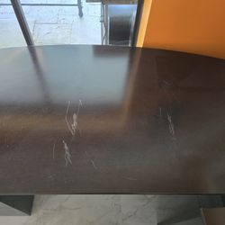 Half Moon Mohogany Office Desk