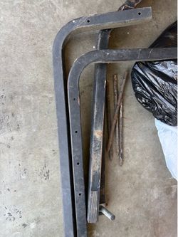 Metal pieces and stakes