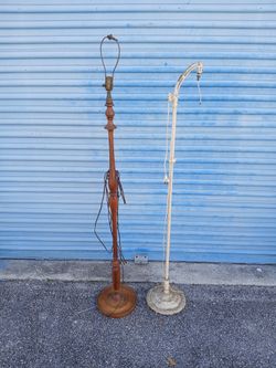 Vintage Lamps. $10 For Both