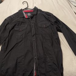 Black Button Down Long Sleeve