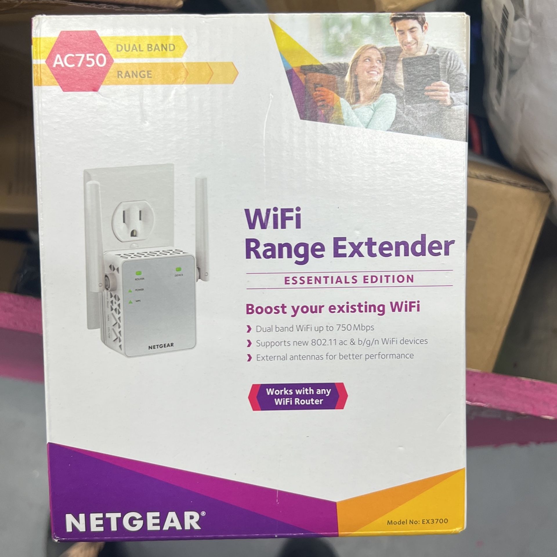NETGEAR WIFI RANGE EXTENDER MODEL EX3700