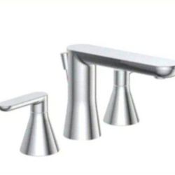 Glacier Bay Chianti 8 in. Widespread 2-Handle Bathroom Faucet in Chrome