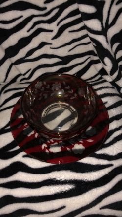 Carousel bowl and plate