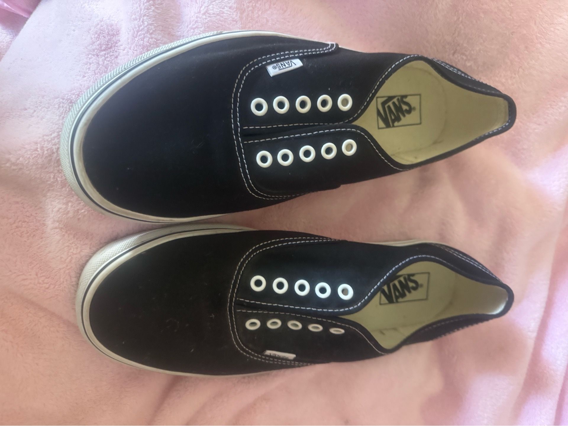 Black vans size 12 man