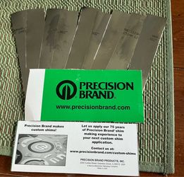 30 PCS ASSORTED PRECISION BRAND SHIM (.001 through .005) ALL FOR 19.99$