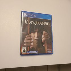 Lost Judgment PS4 video game 