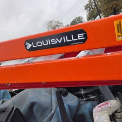 16ft Fiberglass Aframe Ladder Good Condition 