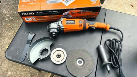 RIDGID 7” TWIST HANDLE ANGLE GRINDER