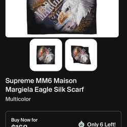 Supreme Maison Margiela Silk Scarf 