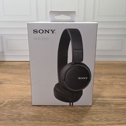 Sony MDR-ZX110 Wired On-Ear Headphones Black