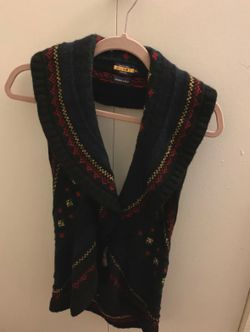 Ralph Lauren Rugby Hand Knit Vest Size M/L