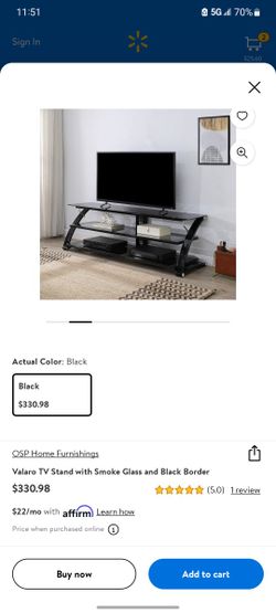 clear glass tv stand 