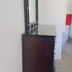 Tall Dresser With Mirror 
