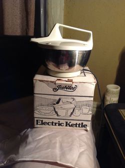 Vintage jubilee electric kettle