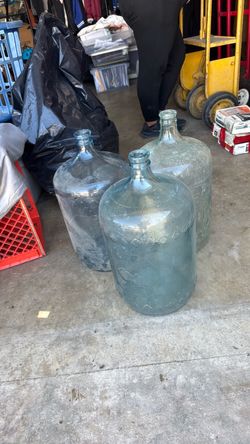 Vintage Arrowhead Puritas glass bottles