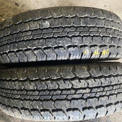 Pair Tires 235 75 15