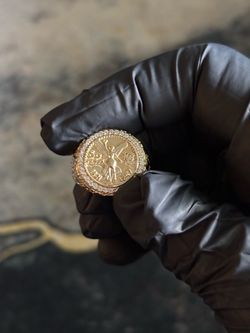 10K Gold Centenario Men’s Ring