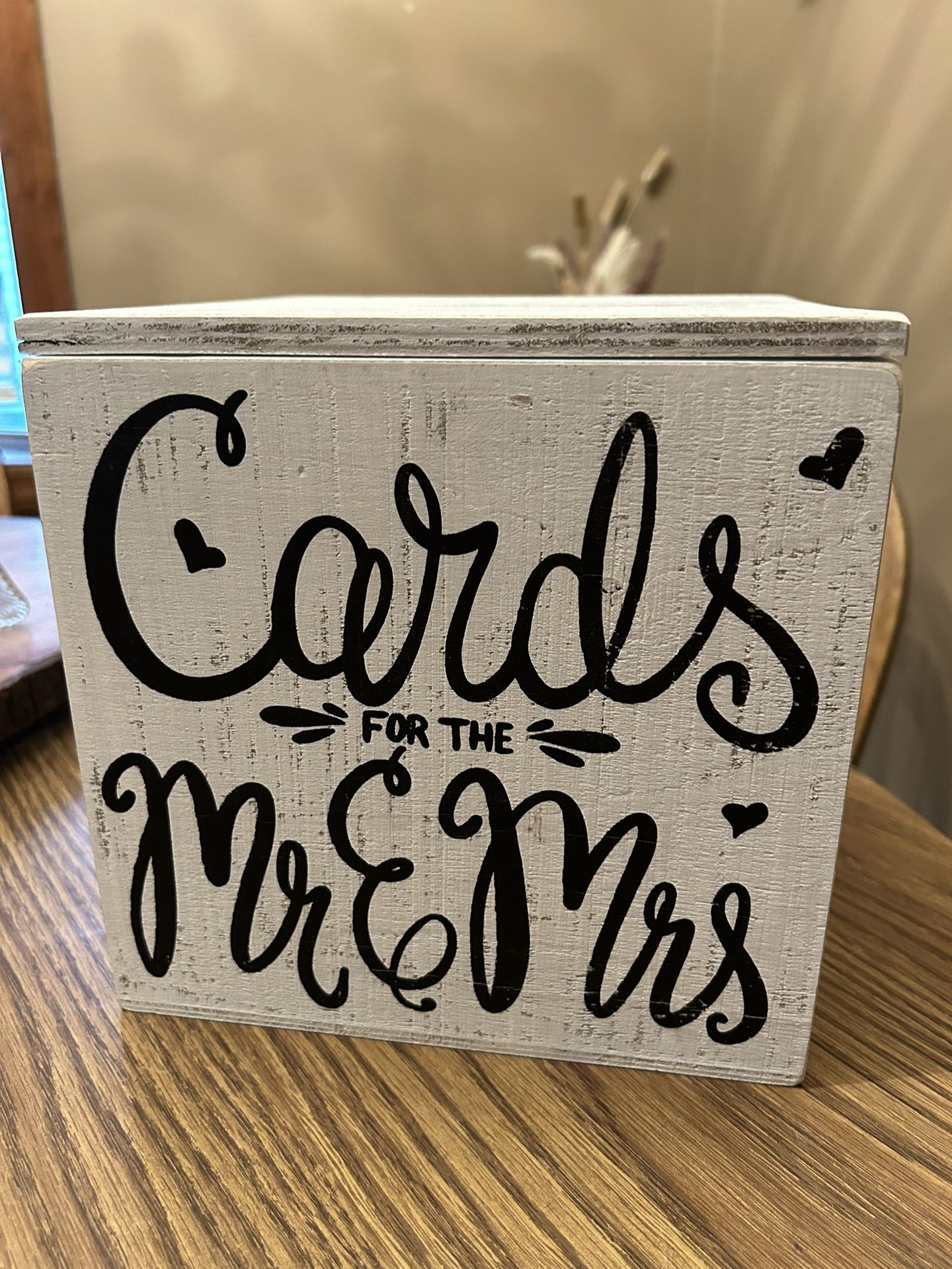 Wedding Gift Card Box 