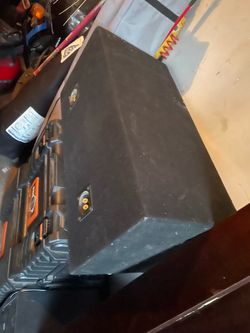 2   = 12inch  fosgate. P2  speakers w/ boombox