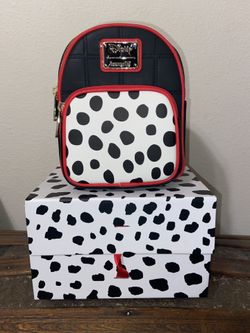Loungefly Disney Cruella Convertible Mini Backpack NWT 101 Dalmatians