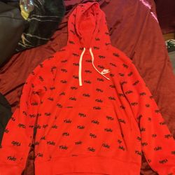 Red And Black Nike Hoodie