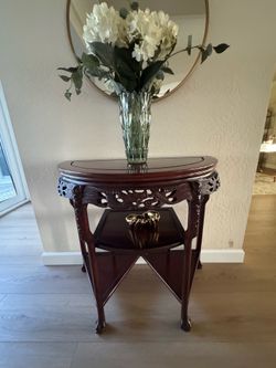 Japanese rosewood entry table