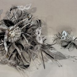 Wedding Quinceanera Bouquet Corsages And Hair Piece