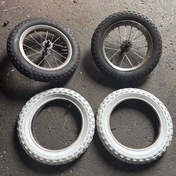 Old school scooter wheels