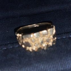 Gold Nugget Ring 