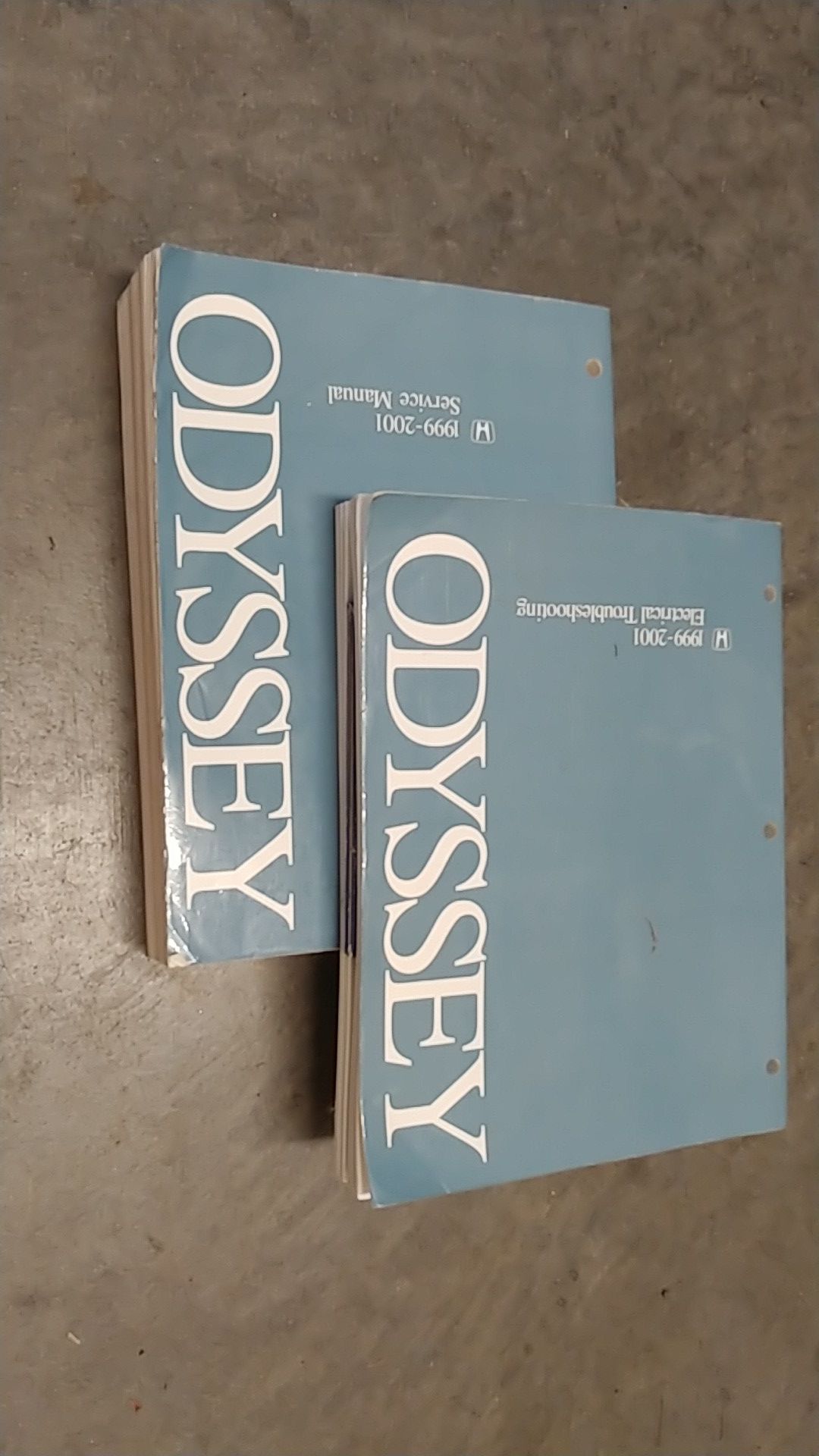 1991-2001 Honda Odyssey service manuals