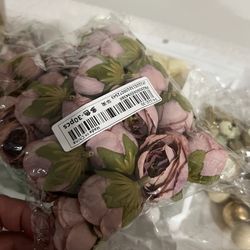 Cake Toppers Little Flowers In Packages Still 2 Sets Of Balloons