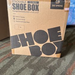 Clear Shoe Boxes 