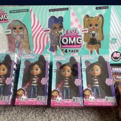NEW!!! L.O.L Surprise O.M.G Dolls & Gabby Dolls