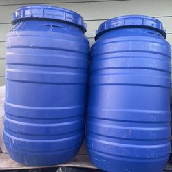 Barrels 50gallons each