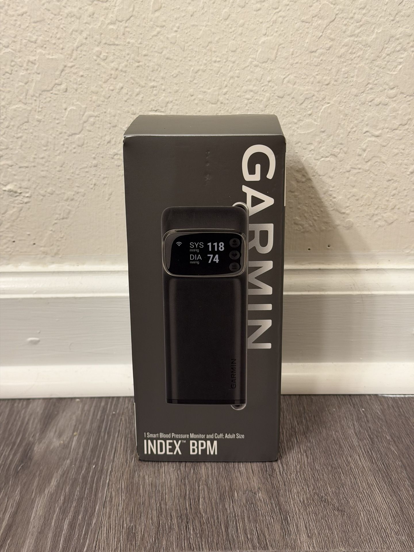 NEW Garmin Index BPM WiFi Smart Blood Pressure Monitor Cuff