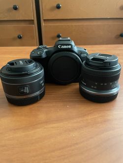Canon R50 Camera W/lenses
