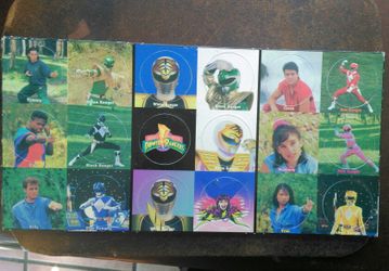 Power Rangers Pogs Sheet